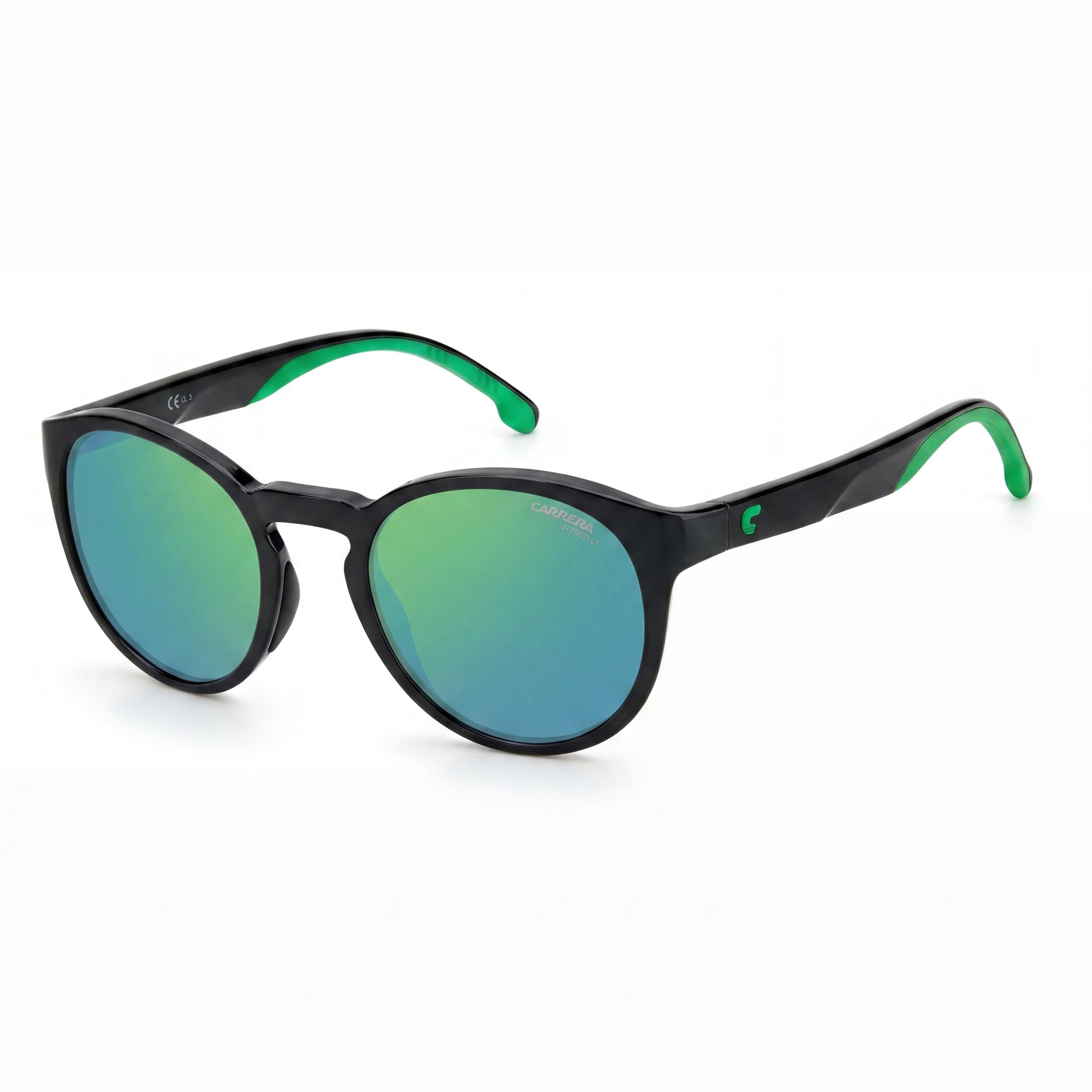 Gafas de sol unisex Carrera 8056/S, color negro y verde, con inyección de propionato, no polarizadas, 100 % protección UV, lente de 51 mm, Photo 1