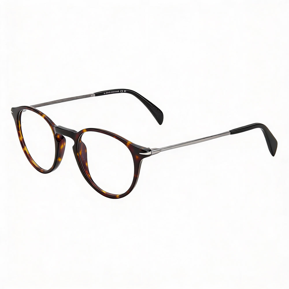 David Beckham DB 1049 Unisex Havana Plastic Frame Eyewear with Plastic/Polycarbonate Lenses, 48mm