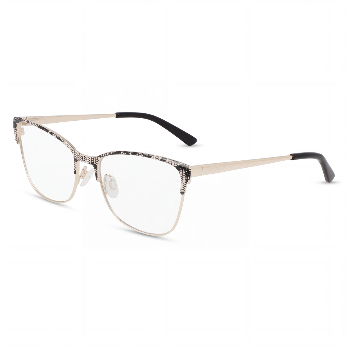 BEBE Men's Bb5221 Eyeglasses featuring Jet Lace Acetate Frames and Clear Polycarbonate Lenses 52mm, Photo 1