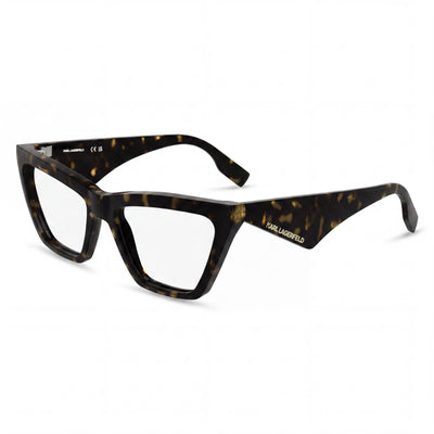 KARL LAGERFELD Kl6195 Women's Acetate Eyewear Frame in Dark Tortoise with 54mm Lens and 140mm Temples