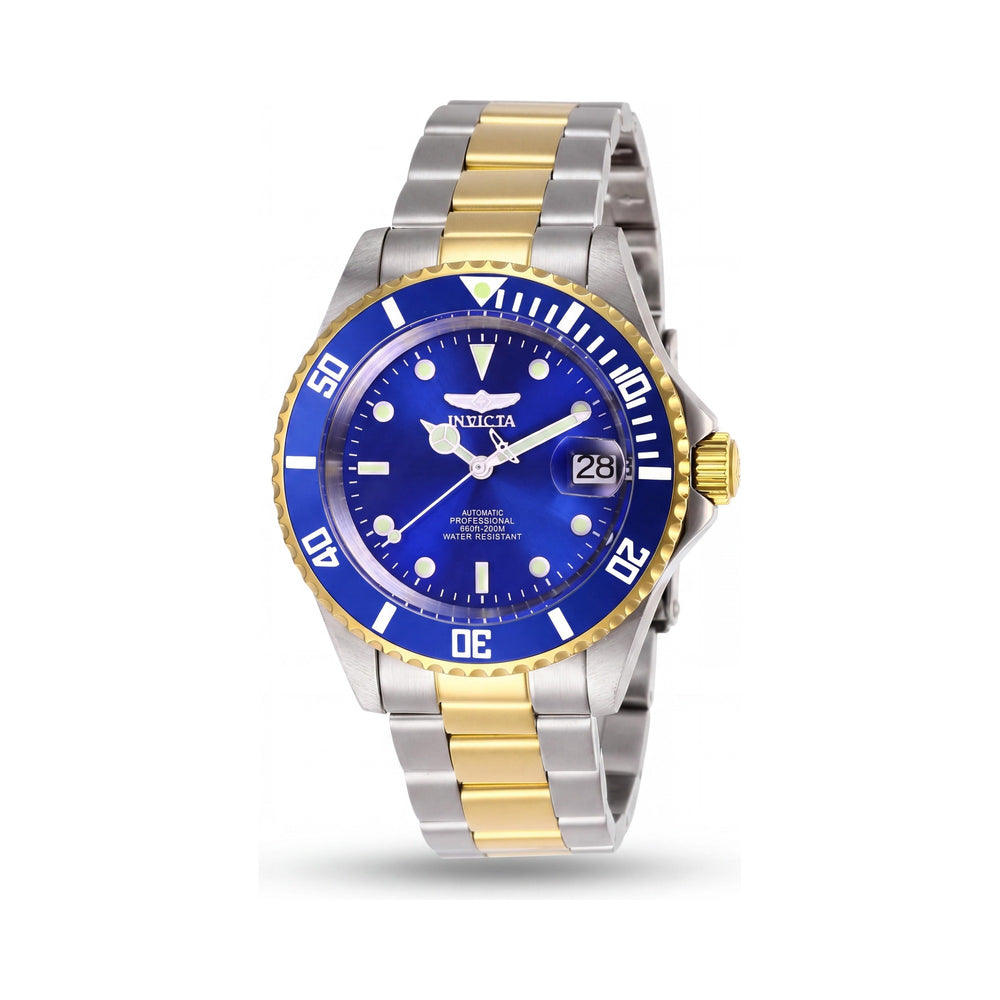 Invicta Men's Pro Diver 28662 Automatic Blue Dial Two-Tone Stainless Steel 40mm Watch