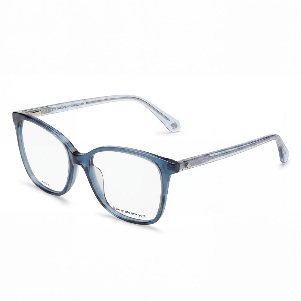 Kate Spade New York Modern Unisex Sunglasses with Blue Polycarbonate Lenses, 52mm Lens Width