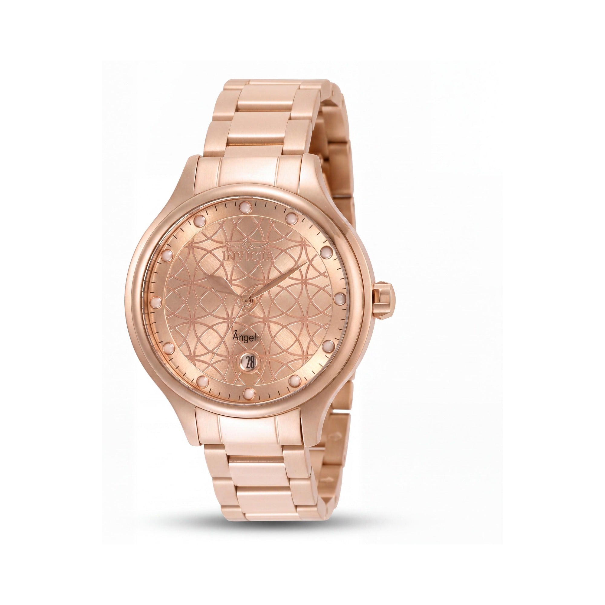 Invicta 35826 bracelet Women's Rose Gold Tone Stainless Steel 38mm Case Diameter Water Resistant Watch, Photo 1