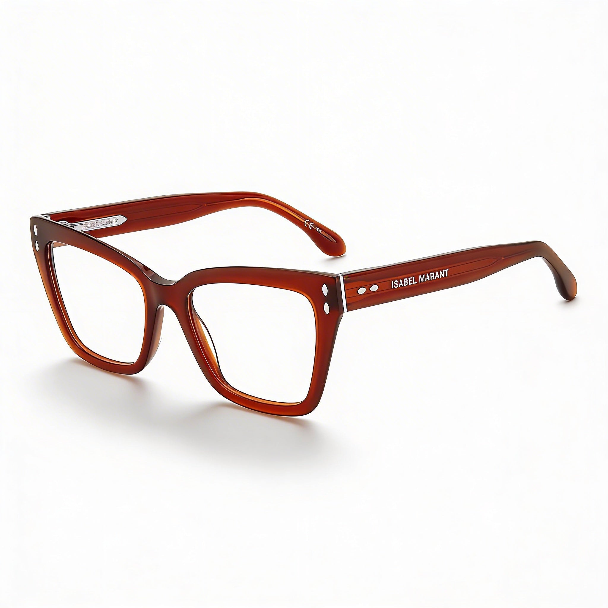Gafas de sol modernas Isabel Marant para mujer, montura de acetato burdeos, lentes de policarbonato no polarizadas, 52 mm, Photo 1
