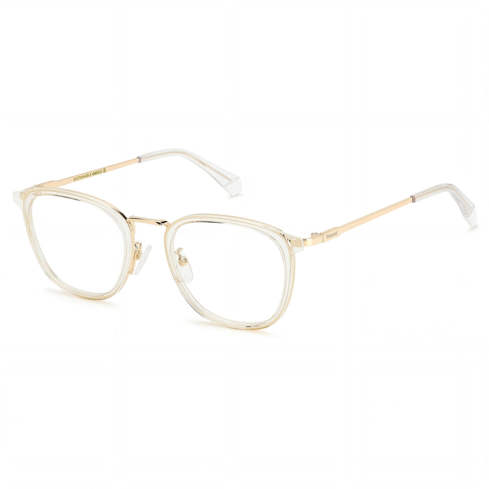 Gafas ópticas Polaroid Pld D439/G para mujer, montura inyectada en dorado cristal, ancho de lente de 52 mm