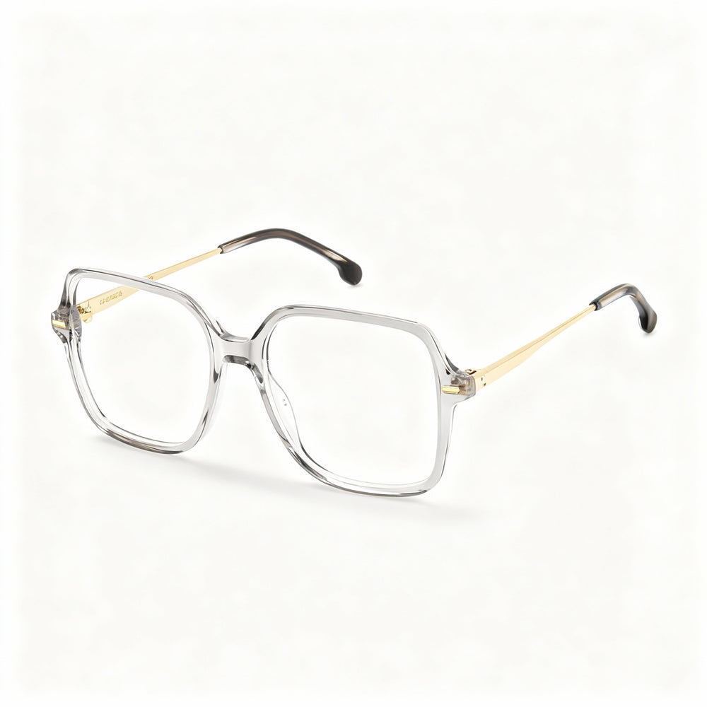 Gafas de sol Carrera 3038 para mujer, estilo casual, de acetato gris, con lentes de 55 mm, puente de 16 mm y patillas de 140 mm.