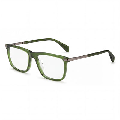 Rag & Bone Modern Women's Acetate Green Eyeglasses with Green Non-Polarised Polycarbonate Lenses, 53mm