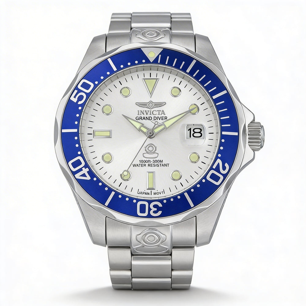 Reloj Invicta Pro Diver 3046 automático para hombre, luminoso, de acero inoxidable, resistente al agua hasta 200 m, 47 mm