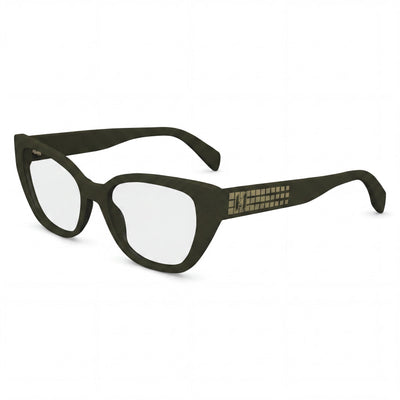 KARL LAGERFELD Modern Collection Women's Eyewear, Khaki Frame, Khaki Polycarbonate Non-Polarised Lenses, 53mm Size