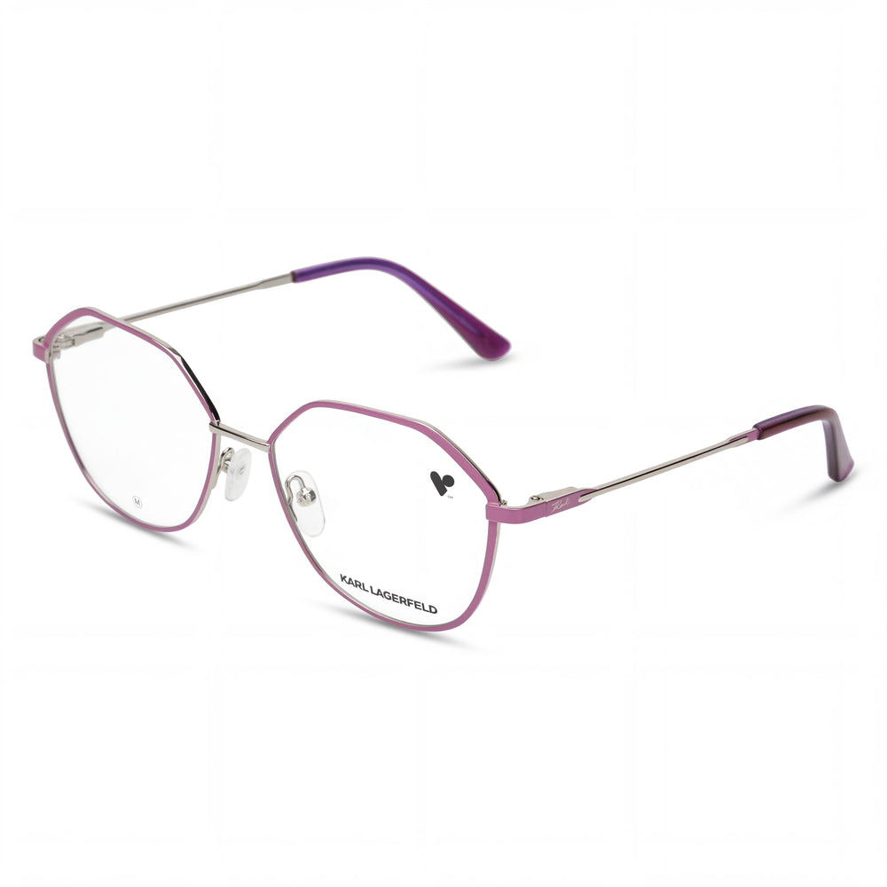 Gafas de sol informales KARL LAGERFELD para mujer con montura de acetato fresa y lentes no polarizadas de 54 mm