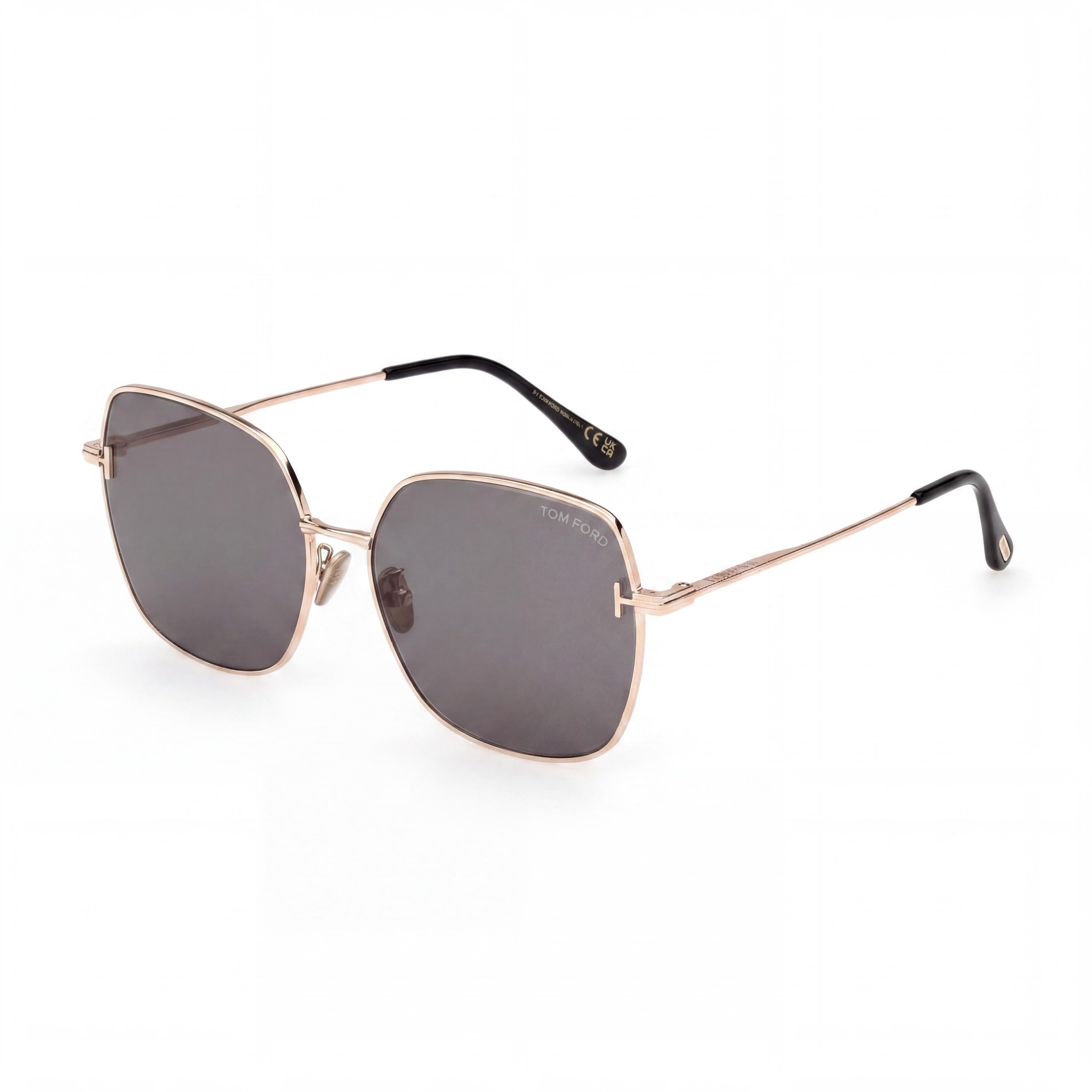 Tom Ford Classic Rose Gold Metal Unisex Non-Polarized Eyewear 59mm, Photo 1