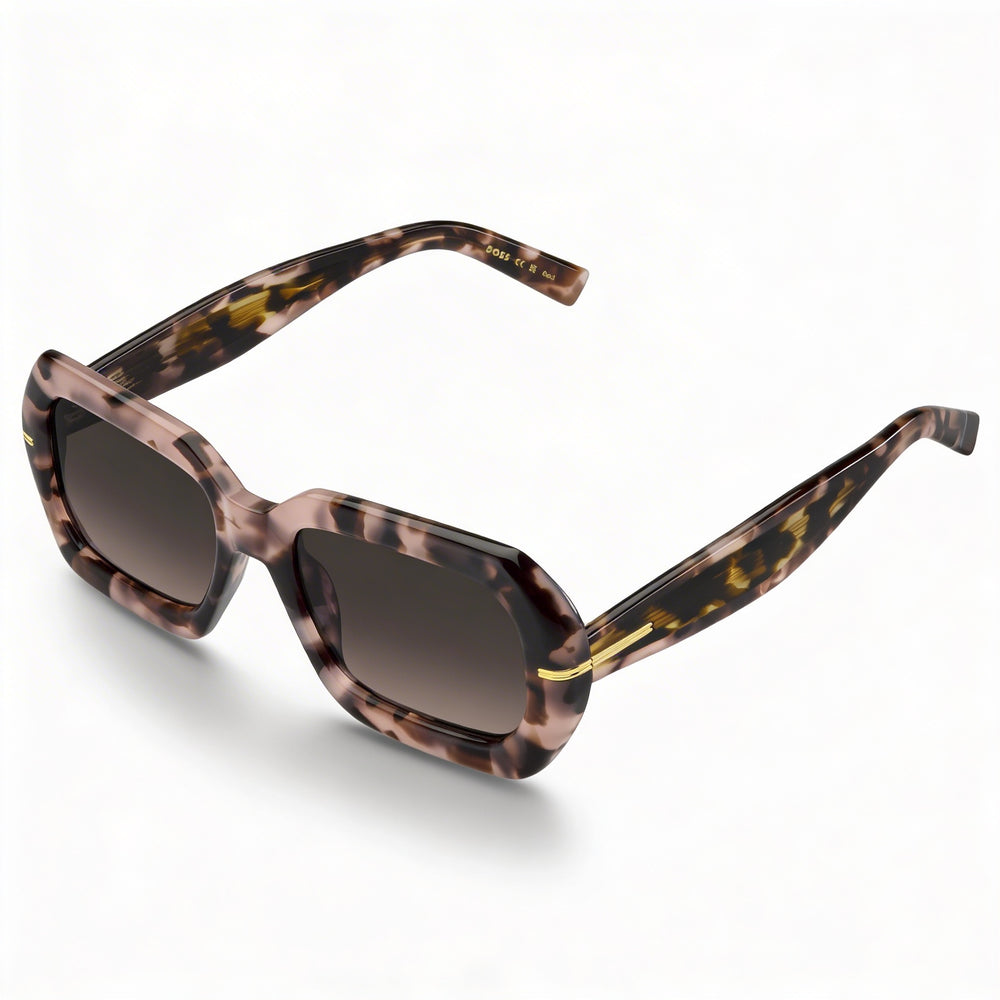 Hugo Boss Women's BOSS 1732/G/S Pink Havana Acetate Brown Shaded UV Protection Sunglasses 54mm