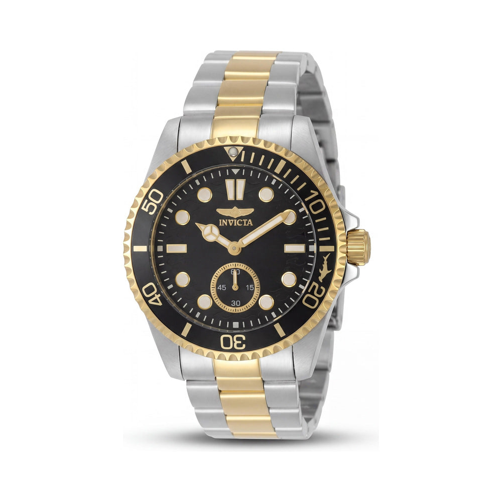 Invicta Pro Diver 49426 Men's Quartz Watch, 43mm Stainless Steel, Black Dial, 10 ATM Water Resistant
