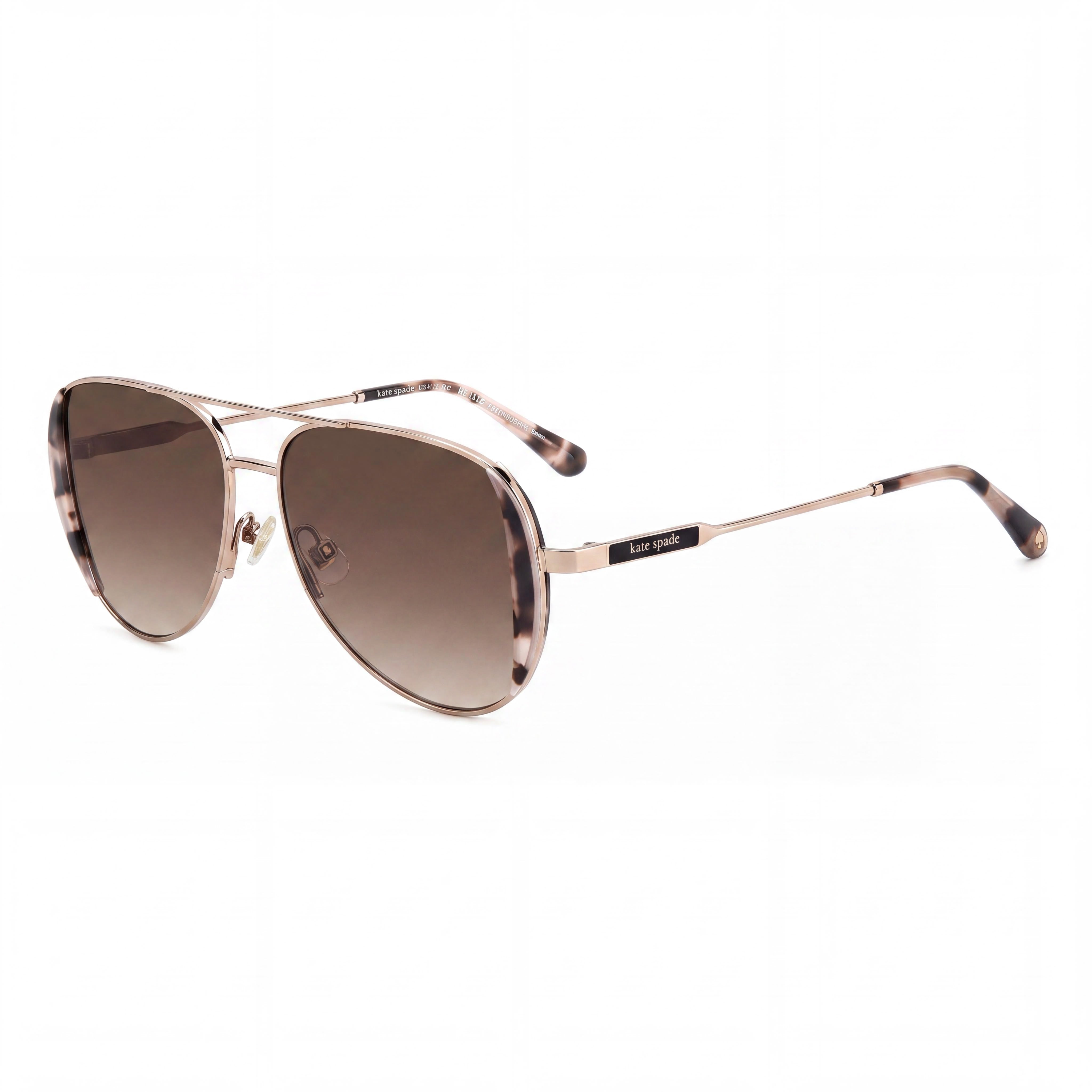 kate spade new york Ks Navy/G/S Women's Rose Gold Stainless Steel UV Protection Sunglasses 53mm, Photo 1