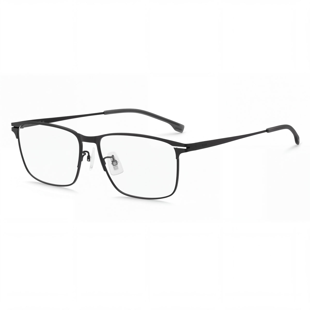 Hugo Boss BOSS 1467/F Classic Unisex Matt Black Metal Frame Eyeglasses with Polycarbonate Lenses, 57mm Lens Width, Photo 1