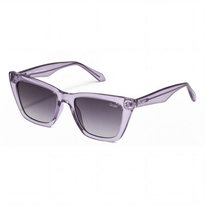 QUAY AUSTRALIA CALL THE SHOTS Gafas de Sol de Ojo de Gato para Mujer, Montura Sweet Pea, Lentes Ahumadas, Protección UV, No Polarizadas 145mm