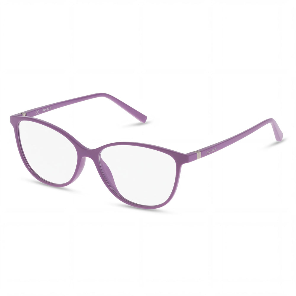 POLICE Vpl_01972_8tw Unisex Optical Frames with Sage Green Acetate/Metal Frame Clear Lenses 53mm