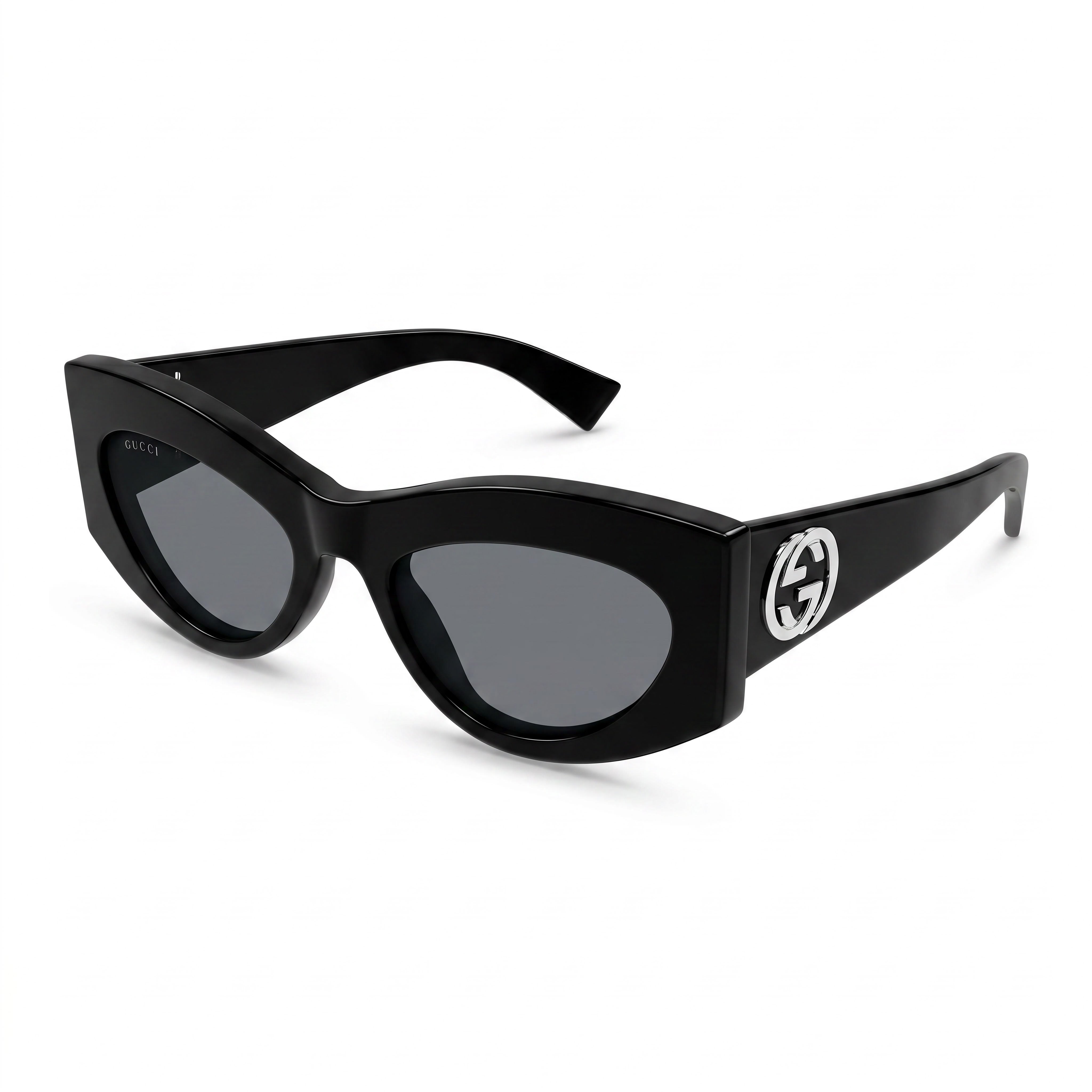 Gucci Gg1843s-001 Women's Black Plastic Grey Lens 53mm Sunglasses, Photo 1
