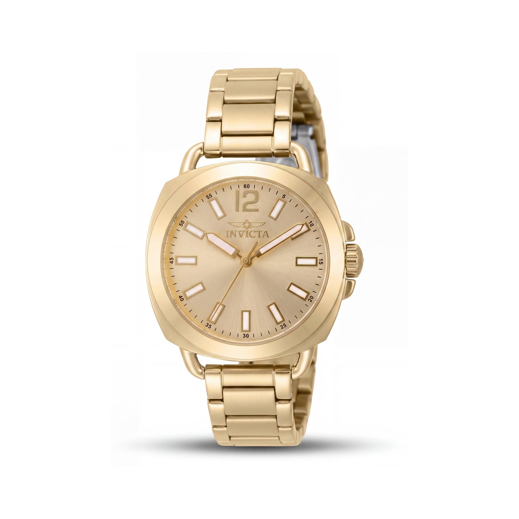 Reloj Invicta Fashion 46346 para mujer, de cuarzo, resistente al agua hasta 50 m, de acero inoxidable dorado, resistente a los arañazos, 32 mm, Photo 1