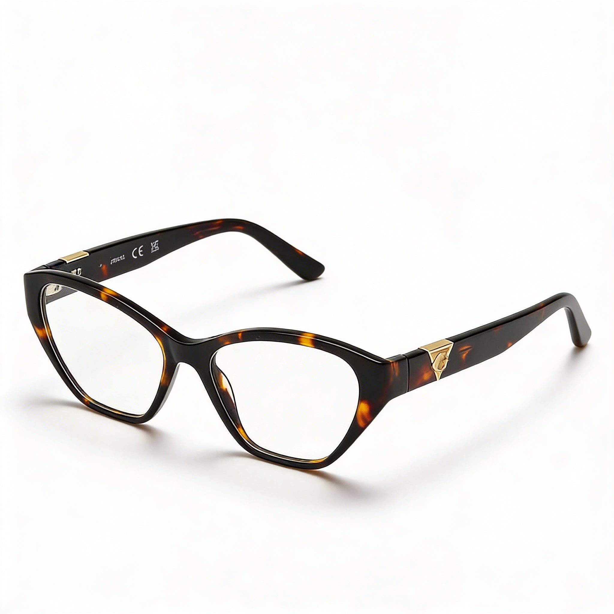Guess Gu50162 Women's Dark Havana Frame Non- Polycarbonate Lens Eyeglass Frames, Size 51-16-135mm, Photo 1
