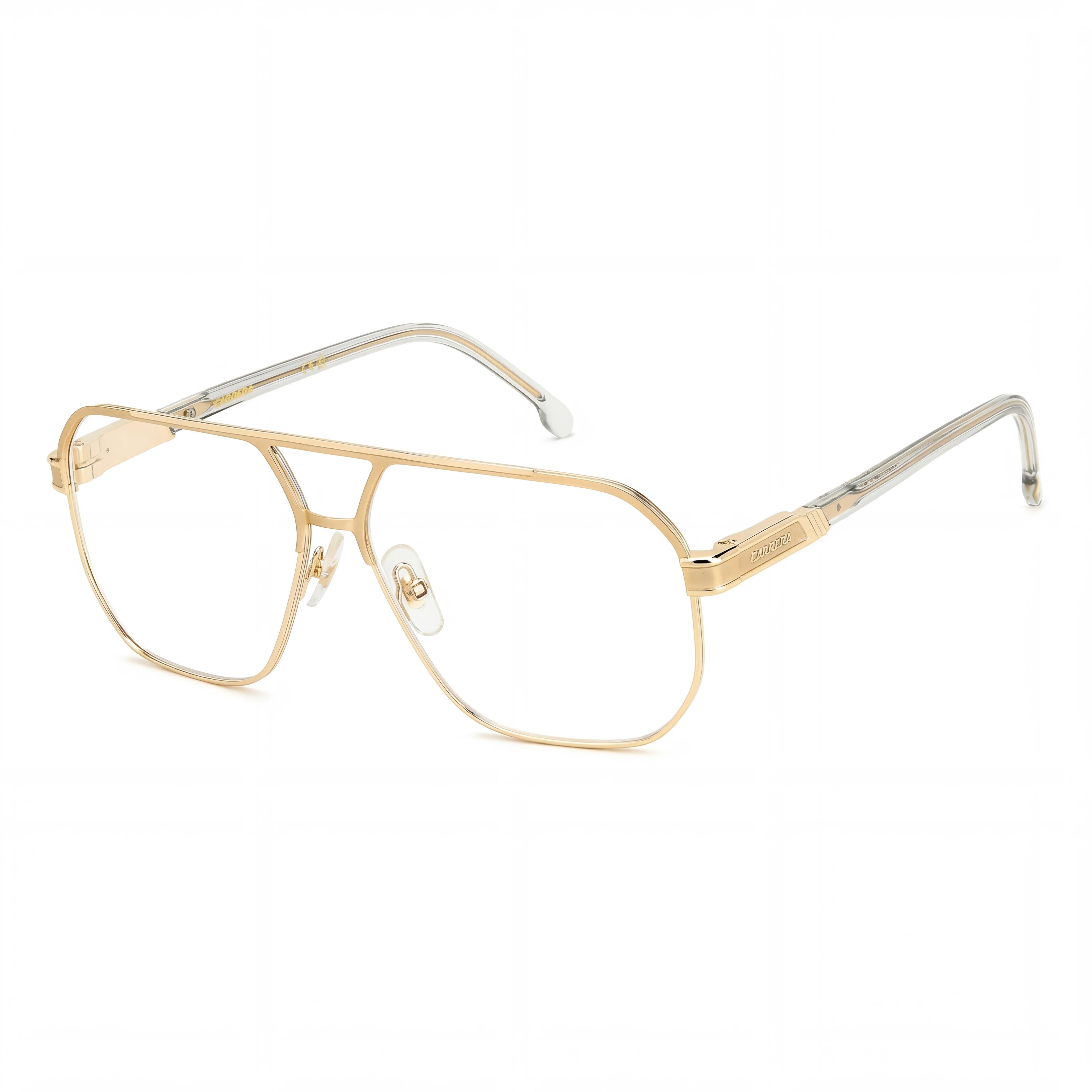 Carrera 1135 Men's Modern Style Gold Frame Alloy Steel Construction with Polycarbonate Lenses 60mm, Photo 1