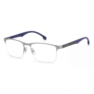 Gafas de sol Carrera 8846 para hombre, modernas, de acero aleado, no polarizadas, con lentes de policarbonato, color ruthen mate, 56 mm