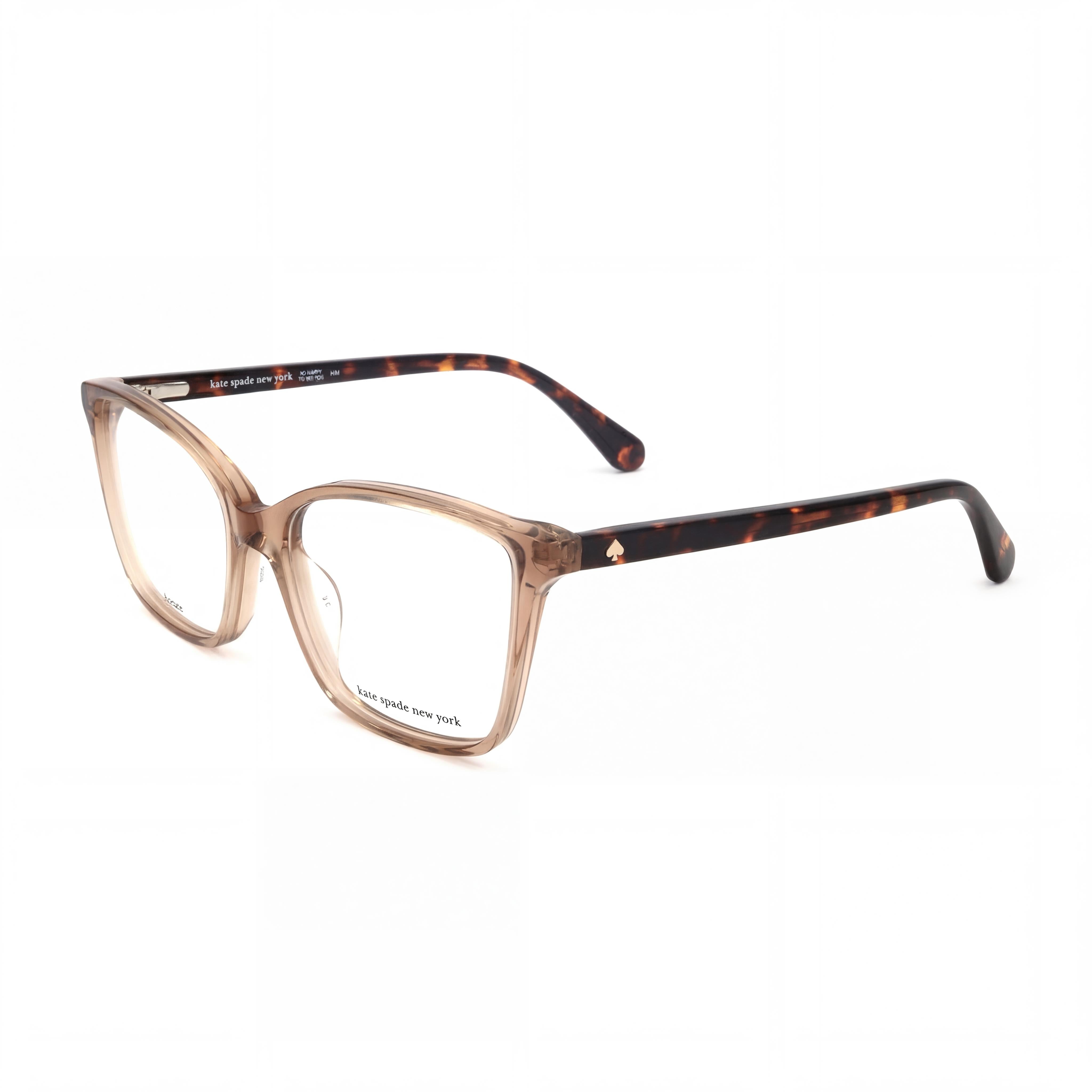Kate Spade New York Modern Unisex Acetate Non-polarised Beige Sunglasses 53mm, Photo 1