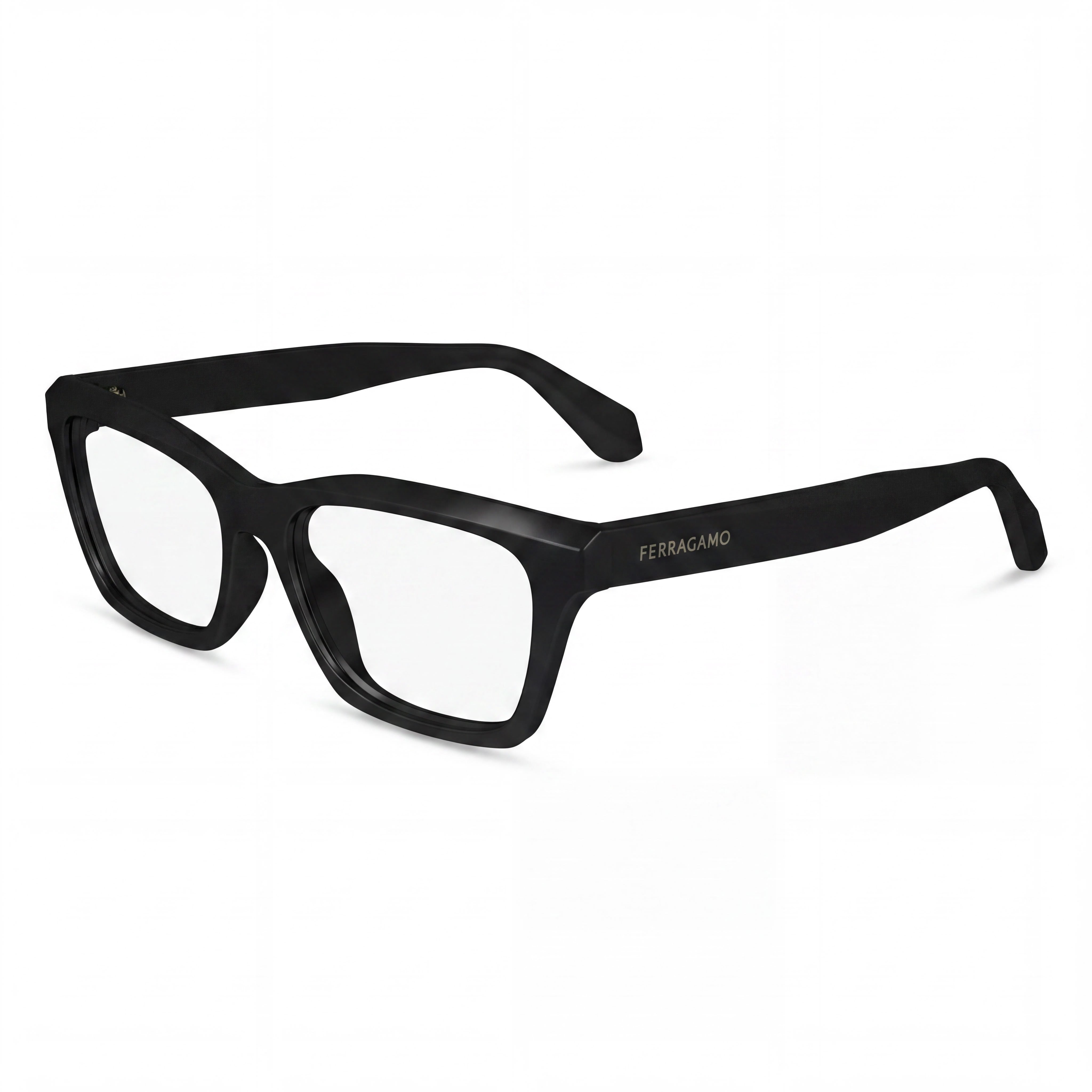 Salvatore Ferragamo Sf2986 Men's Black Acetate Sunglasses with Black Lenses 53mm, Photo 1