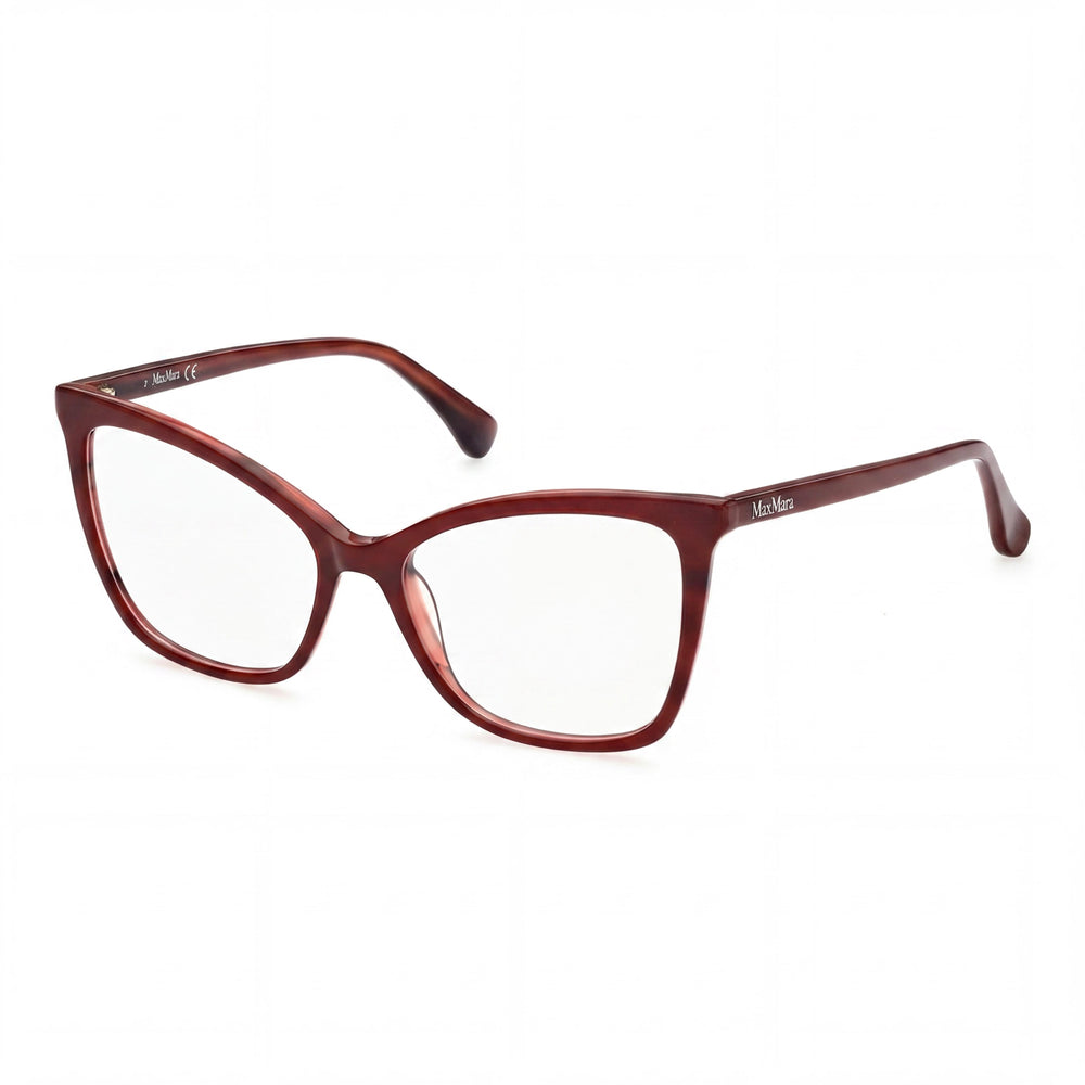 MaxMara MM5060 071 Women's Cat Eye Plastic Eyeglasses Bordeaux 54-16-140