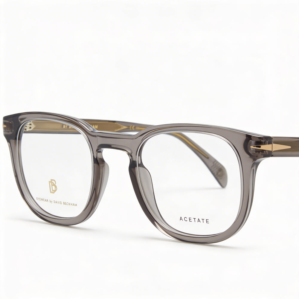 David Beckham Db 1072 Men's Grey Plastic Eyeglasses with 50mm Lens Width, 22mm Bridge Width, 145mm Temple Length