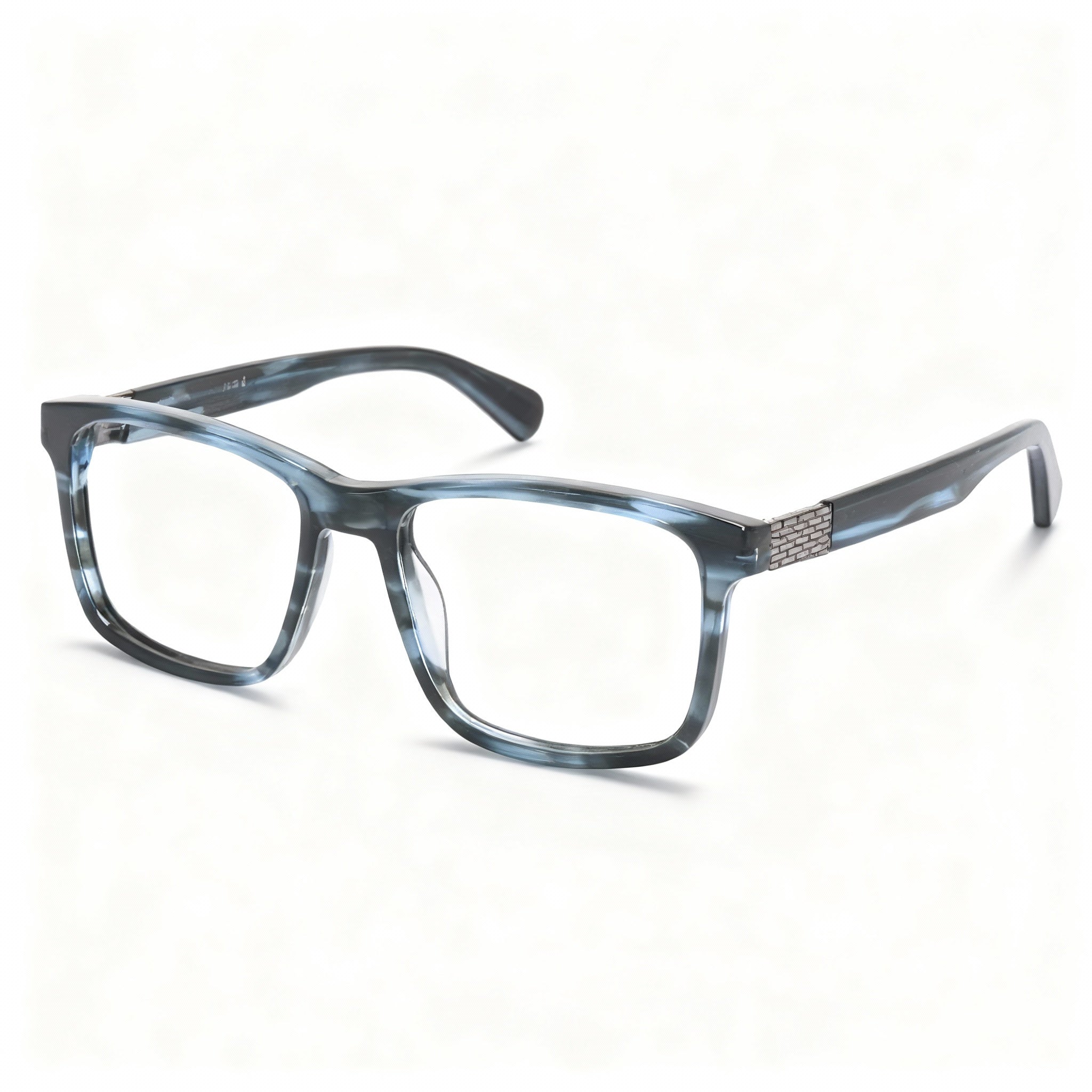Liz Claiborne Cb 313 Women's Rectangle Blue Havana Eyeglasses, Plastic Lenses, Size 53-17-140mm