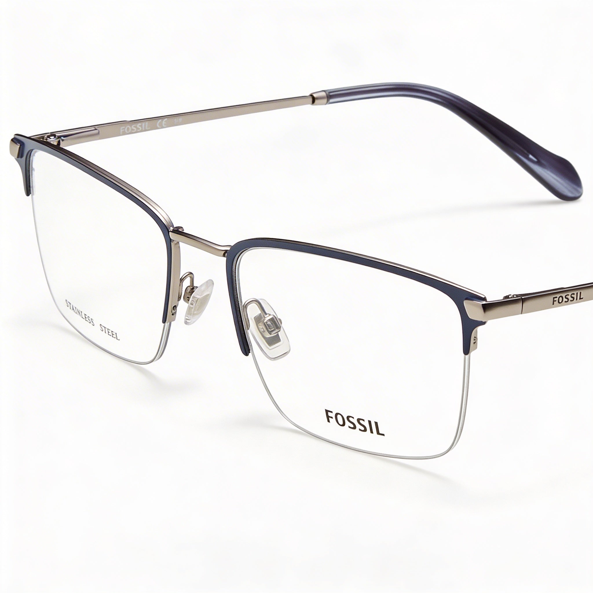 Fossil Fos 7147 Gafas de sol polarizadas unisex con montura de aleación de acero rutenio oscuro mate de 53 mm, Photo 2