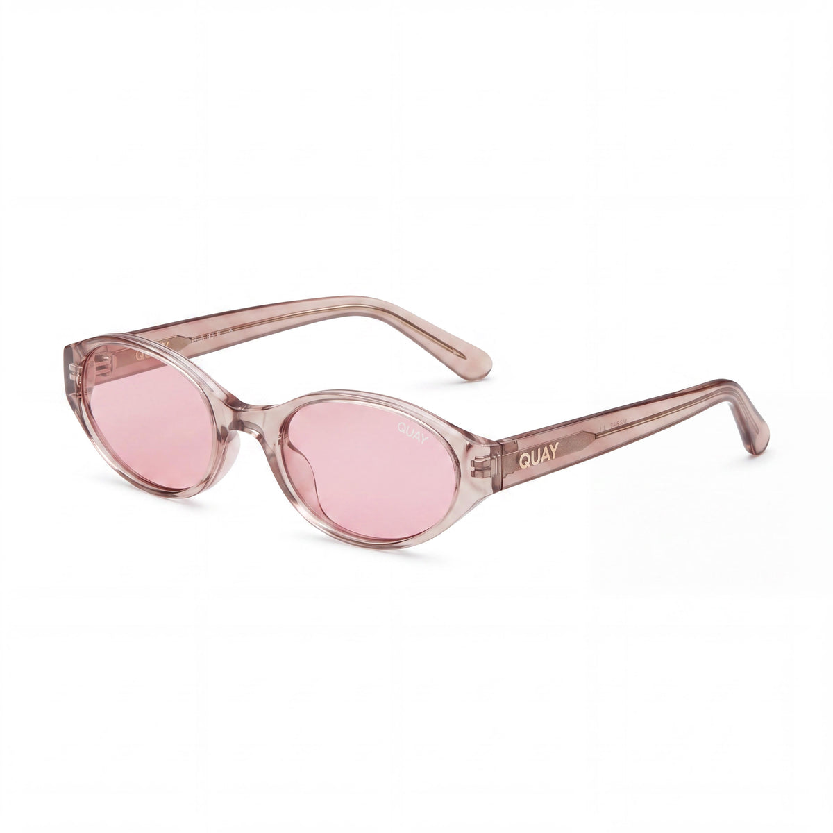 Gafas de sol redondas de inyección QUAY AUSTRALIA para mujer con 55 mm de ancho de lente, montura Doe Peony, lente Peony, Photo 1