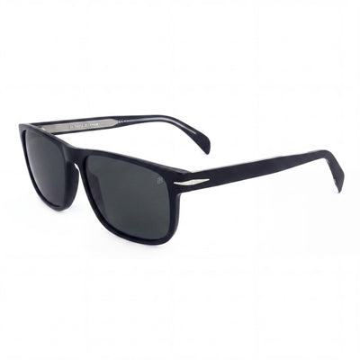Gafas de Sol Unisex Casual David Beckham Db 1060/s con Montura de Acetato Negro y Cristales de Policarbonato Negros 57mm