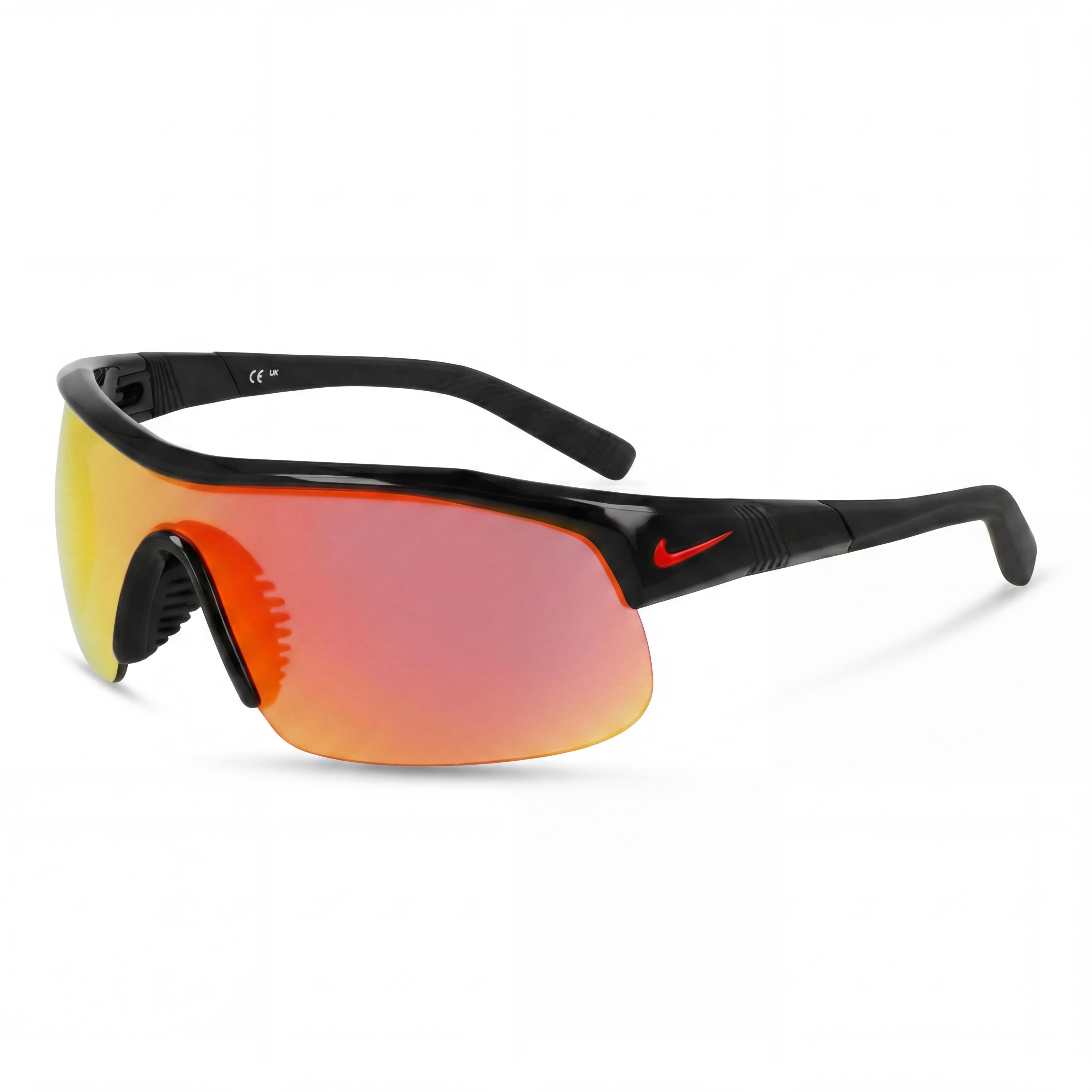Gafas de sol unisex Nike Show X1 N Iu4881x negras/espejo rojo de plástico no polarizadas UV400 58mm, Photo 1