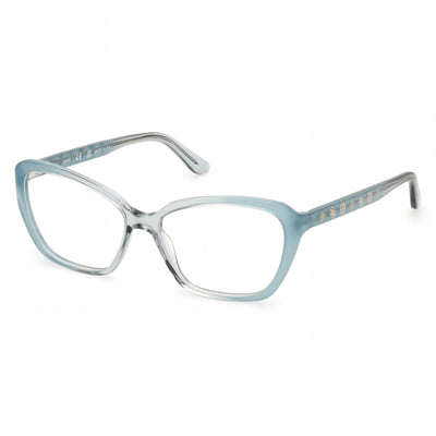 Guess Women's eyewear Turquoise Gradient Plastic Frame Multicoloured Lens (Lens 2mm, Bridge 14mm, Temple 140mm)