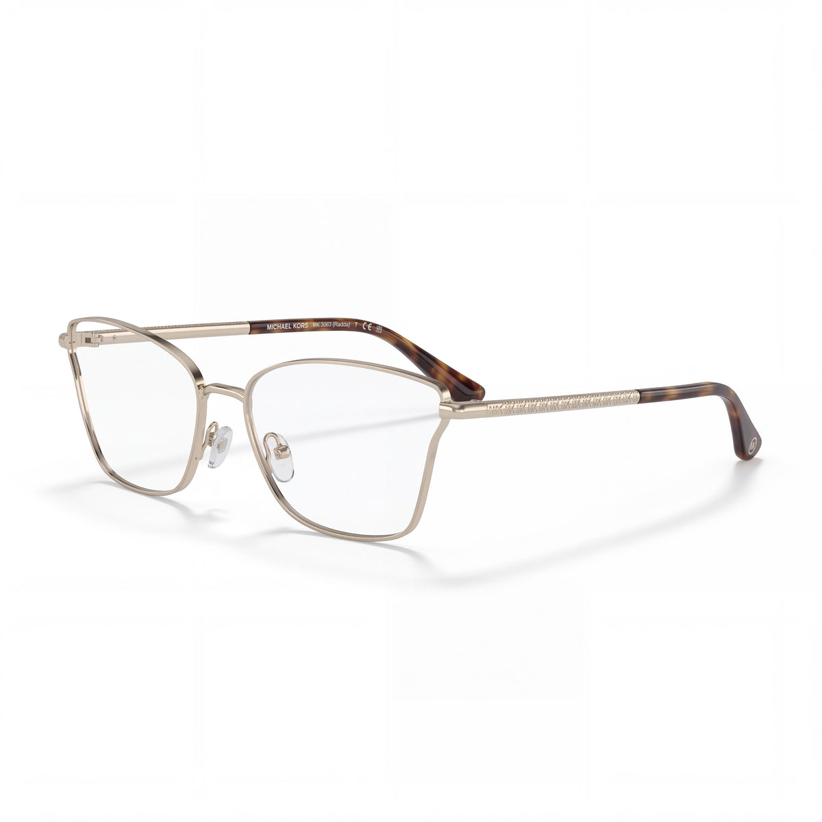 Michael Kors Mk 3063 Women's Classic Style Multicolored Metal Sunglasses with White Lenses 55mm, Photo 1