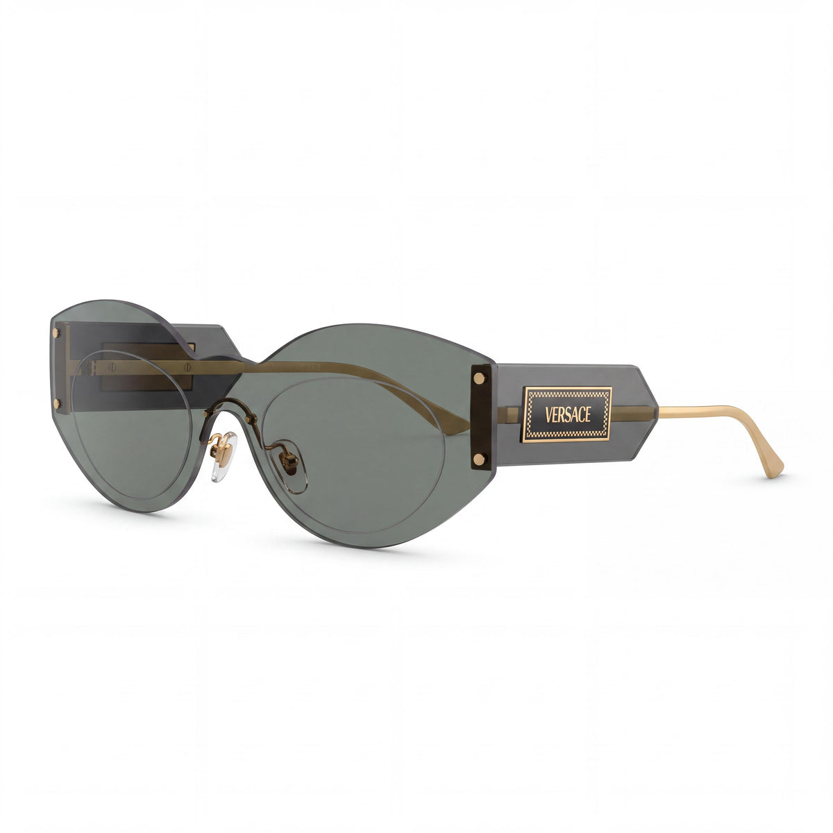 Versace Ve 2276 Women's Dark Grey Metal Frame Non- Sunglasses 144mm, Photo 1
