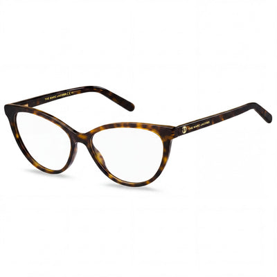 Marc Jacobs Marc 560 Women's Contemporary Acetate Frame Polycarbonate Lens Havana Optical Eyeglasses 54mm