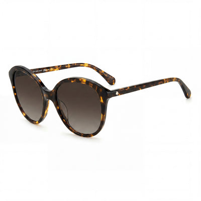 Kate Spade New York Bria/G/S Women's Casual Havana Acetate Brown Shaded Non-Polarized UV Protected Sunglasses 55mm
