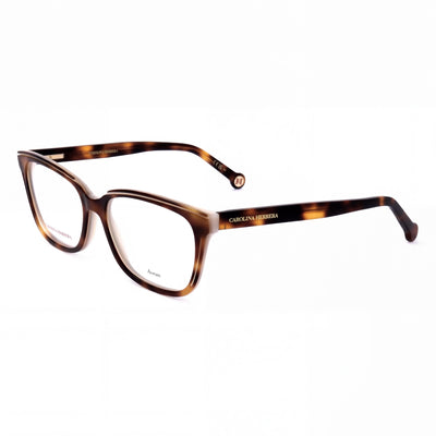 Carolina Herrera Casual Women's Eyeglass Frames with Acetate frame in Havana White, 54mm