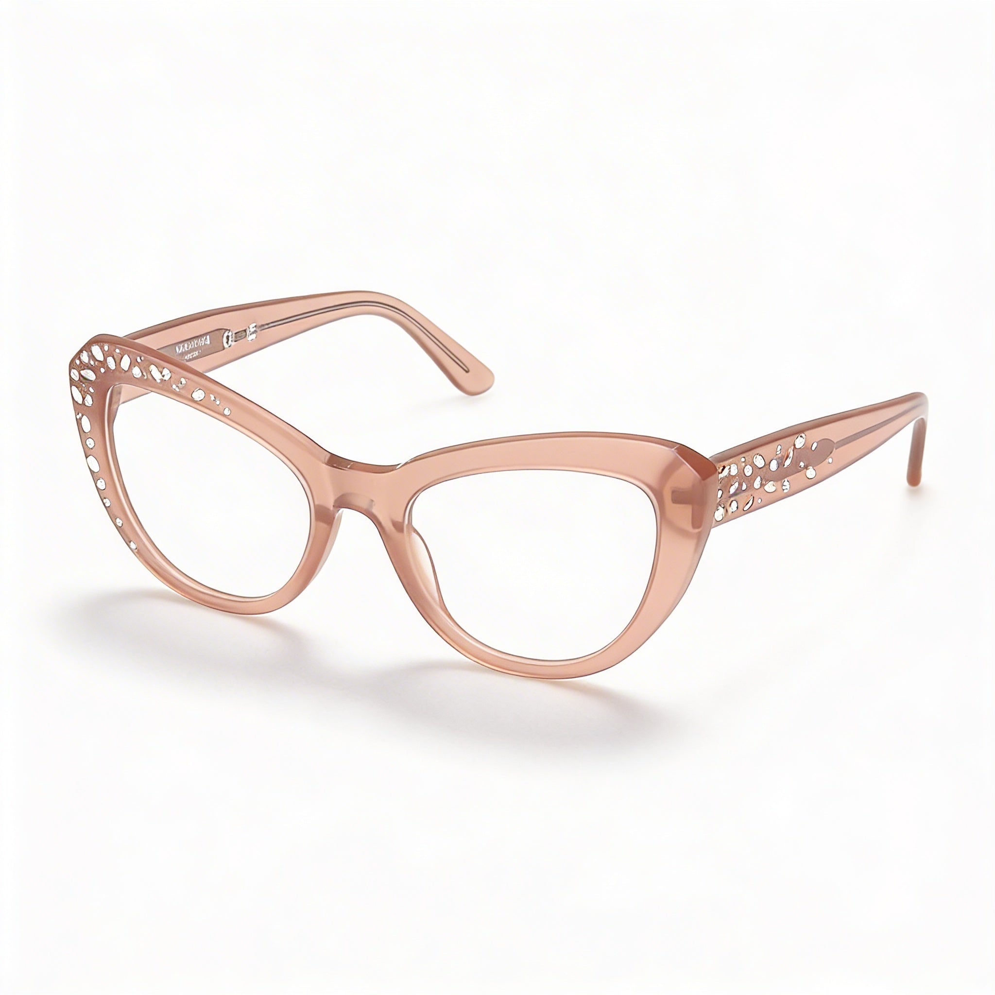 GUESS by Marciano Gm50016 Women's Plastic Frame Eyewear in Beige - Lens 53mm, Bridge 20mm, Temple 140mm, Photo 1