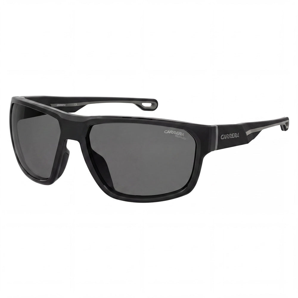 Carrera Casual Men's Black Eco Polyamide Frame Grey Polarized 100% UV Protection Sunglasses 63-16-135mm