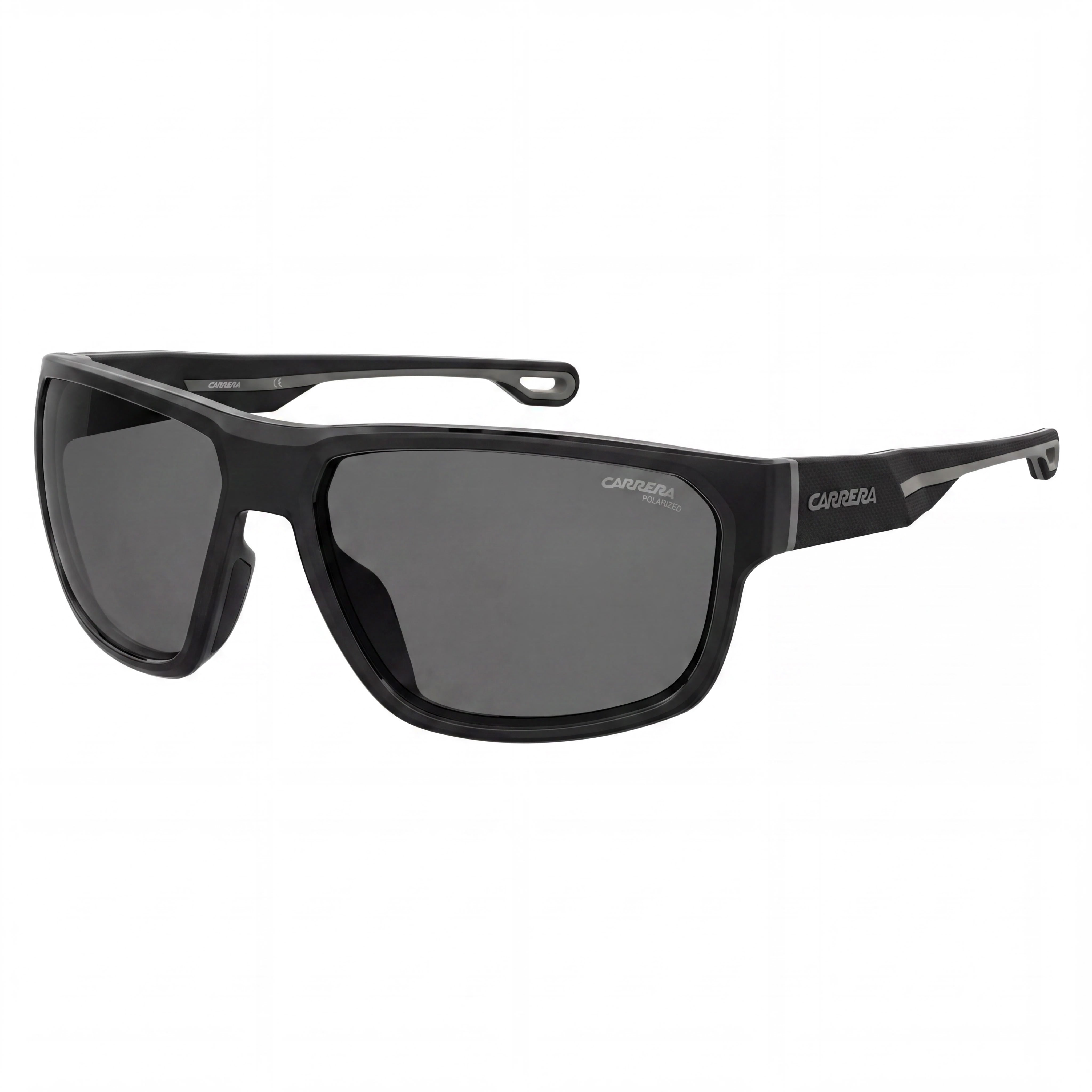 Carrera Casual Men's Black Eco Polyamide Frame Grey Polarized 100% UV Protection Sunglasses 63-16-135mm, Photo 1