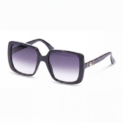 Gucci Gucci Logo GG0632S Women's Black Injected Plastic Grey Gradient UV Protection Sunglasses 56mm