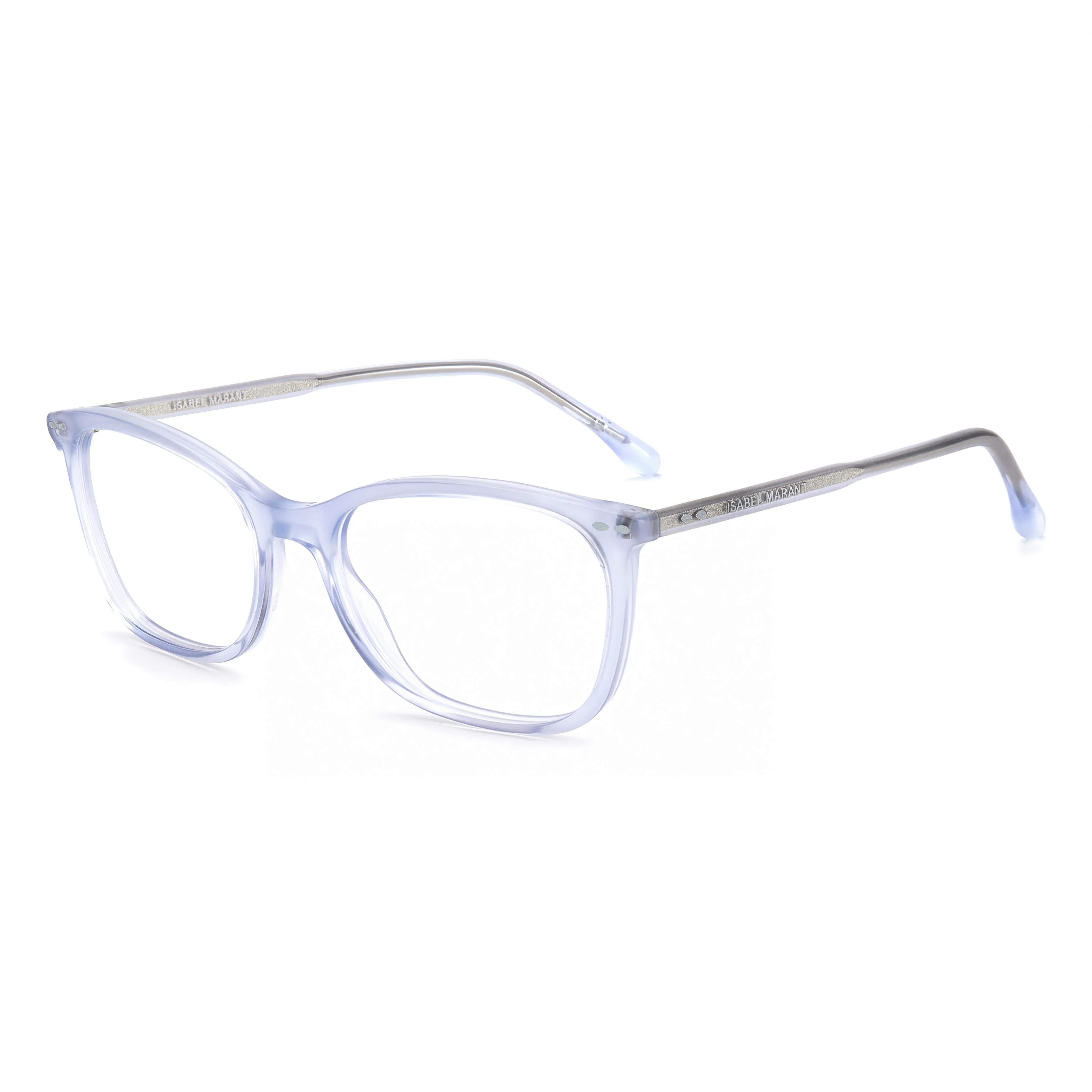 Isabel Marant Modern Unisex Black Acetate Frame Sunglasses with Black Polycarbonate Lenses, 53mm Lens Width, Photo 1