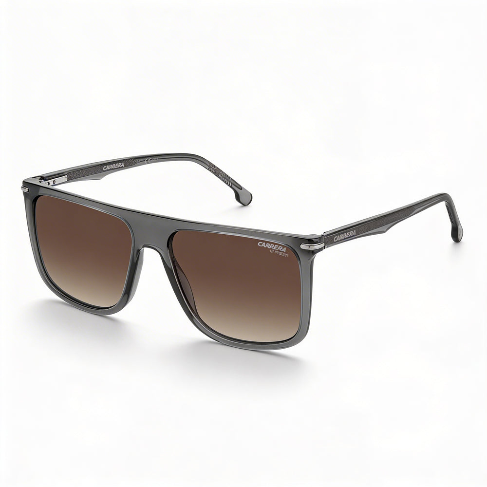 Carrera 278/S Unisex Grey Brown Shaded Injection Proprionate Brown Gradient Sunglasses 58mm UV Protection