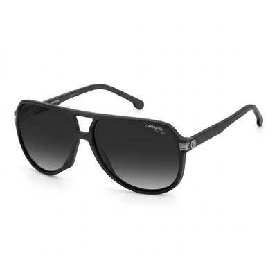 Gafas de sol unisex Carrera 1045/S con protección UV, montura de propionato inyectado negro mate, lentes degradados gris oscuro, 61 mm