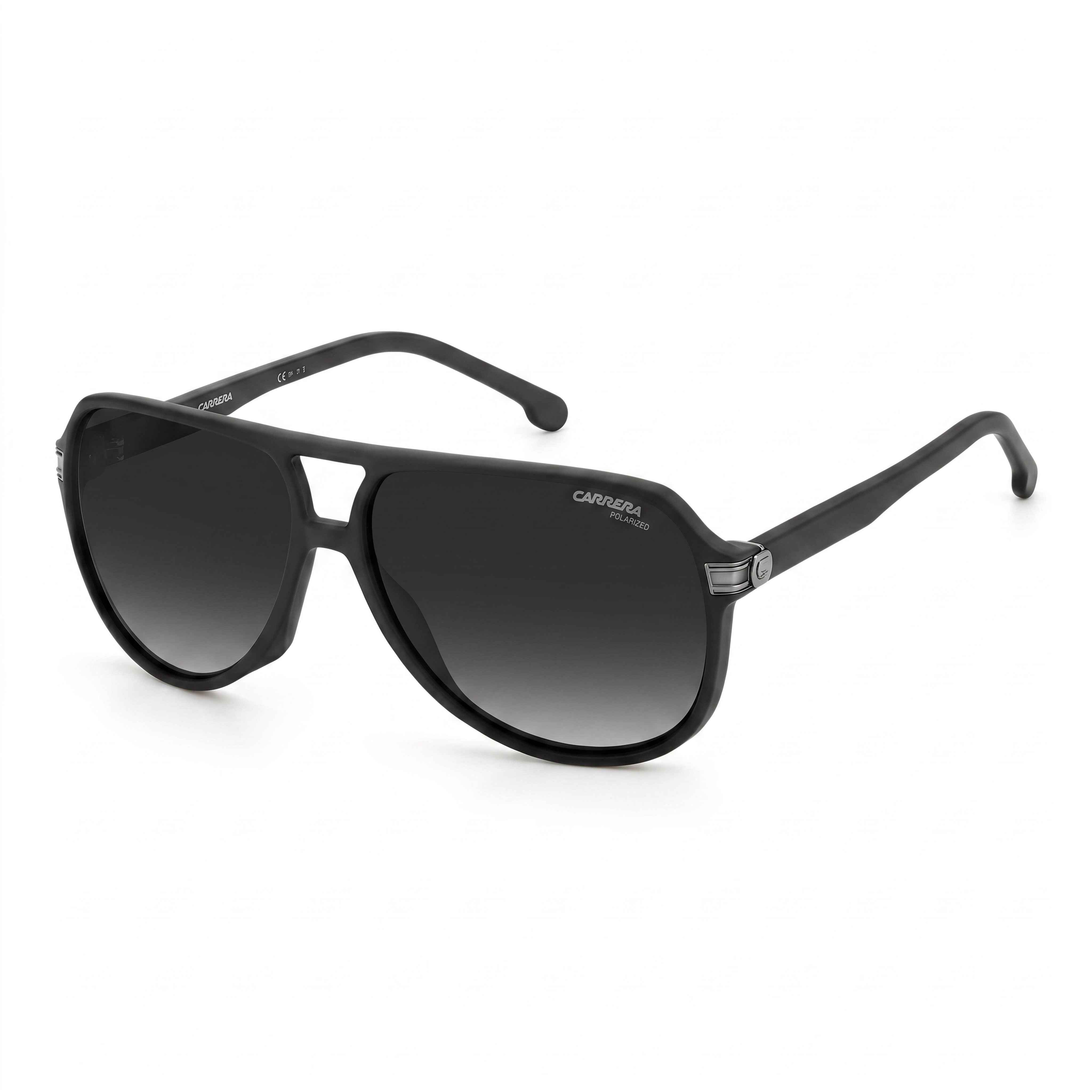Gafas de sol unisex Carrera 1045/S con protección UV, montura de propionato inyectado negro mate, lentes degradados gris oscuro, 61 mm, Photo 1