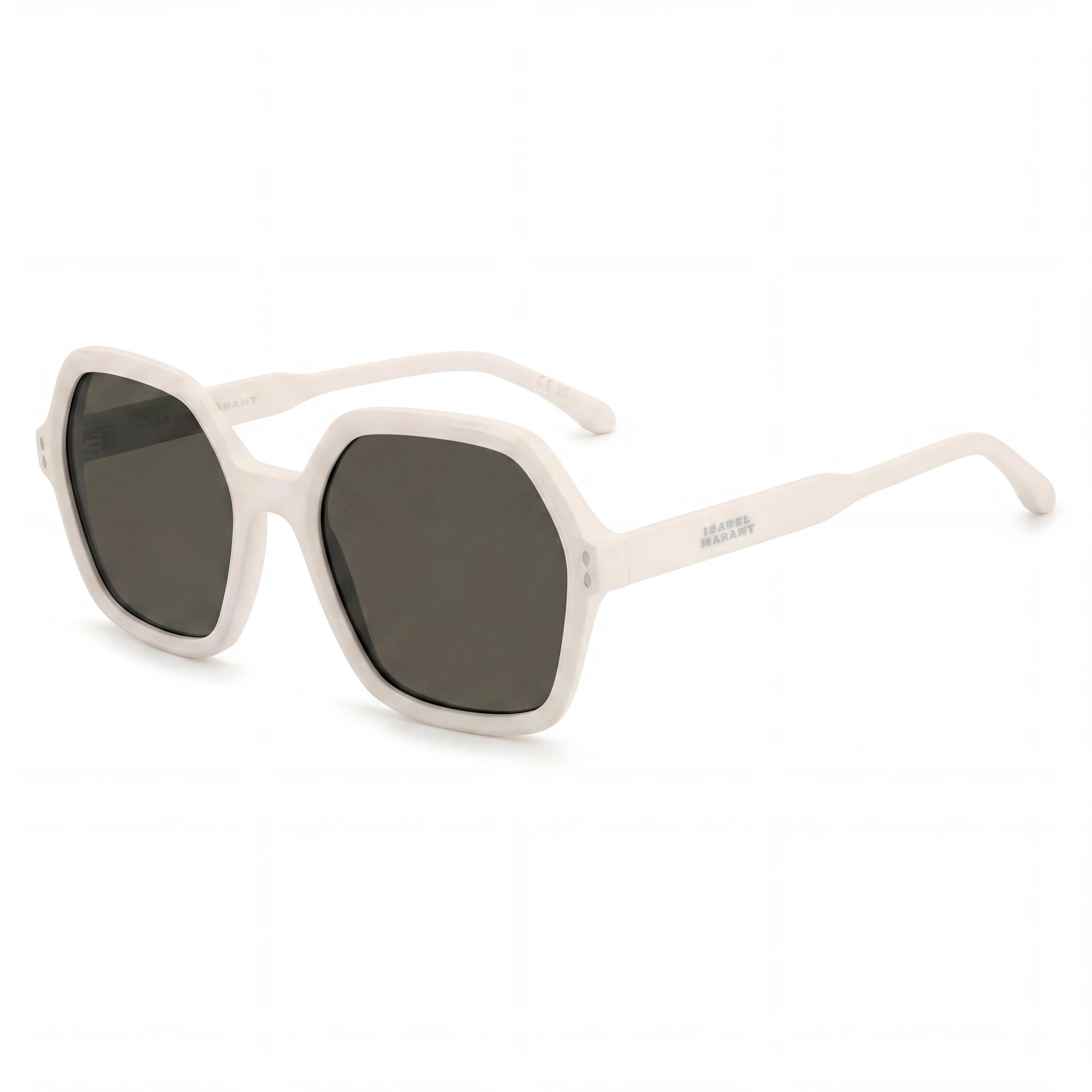 Gafas de sol Isabel Marant Thin Fancy Acetate para mujer, color marfil, ligeras, con protección UV y montura RX de 55 mm, Photo 1